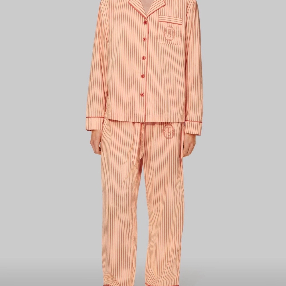 Taylor Swift Pink Striped Pajama Set
